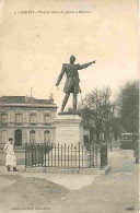 44 - Nantes - Place Et Statue Du Général Mellinet - Animée - CPA - Voir Scans Recto-Verso - Nantes