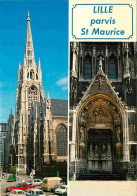 59 - Lille - Eglise Saint Maurice - Multivues - Automobiles - Carte Neuve - CPM - Voir Scans Recto-Verso - Lille