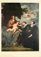 Art - Peinture Religieuse - Antoine Van Dyck - La Vierge Aux Donateurs - CPM - Voir Scans Recto-Verso - Gemälde, Glasmalereien & Statuen