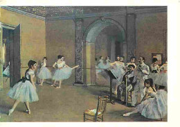 Art - Peinture - Edgar Degas - Le Foyer De La Danse à L'Opéra De La Rue Le Peletier - CPM - Voir Scans Recto-Verso - Pintura & Cuadros