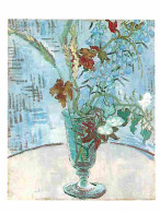 Art - Peinture - Vincent Van Gogh - Fleurs Dans Un Verre - CPM - Voir Scans Recto-Verso - Malerei & Gemälde