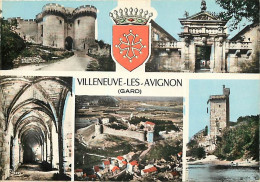 30 - Villeneuve Les Avignon - Multivues - Blasons - CPM - Voir Scans Recto-Verso - Villeneuve-lès-Avignon