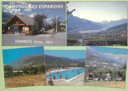 05 - Embrun - Camping Les Esparons - Multivues - Piscine - CPM - Voir Scans Recto-Verso - Embrun