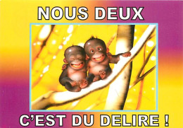 Animaux - Singes - Illustration - CPM - Carte Neuve - Voir Scans Recto-Verso - Singes