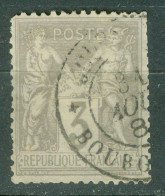 Bourges  Journaux  Sur 87 Defectueux  - 1876-1898 Sage (Type II)