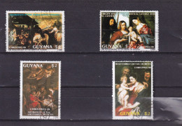 ER03 Guyana 1988 Christmas Used Stamps - Guyana (1966-...)