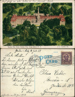 Postcard Long Island Luftbild Areal View Garden City Hotel 1928 - Other & Unclassified