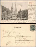 Ansichtskarte Bremen Marktplatz Mit Rathaus, Dom Und Börse 1901 - Bremen