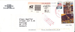 USA Registered Cover Sent First Class Mail To Denmark 2-7-2012 Topic Stamps - Briefe U. Dokumente