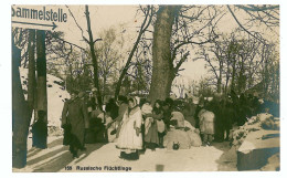 RUS 42 - 8259 Russian Refugees, Russia - Old Postcard, Real PHOTO - Used - 1916 - Russia