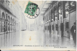 BESANÇON - Inondations De Janvier 1910 - Rue De La République - Besancon