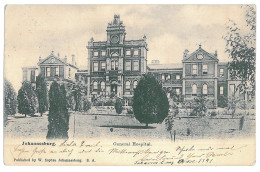 A 90 - 12080 - JOHANNESBURG, Hospital - Old Postcard Used - 1903 - Zuid-Afrika