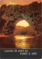 LE PONT D ARC Creuse Par Les Eaux Dans Le Rocher Une Merveilles Naturelles 18(scan Recto-verso) MB2364 - Vallon Pont D'Arc