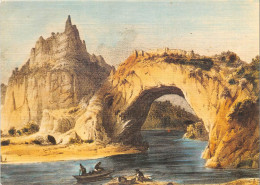 LE PONT D ARC Une Merveilles De La Nature Aux Environs De L An 1840 2(scan Recto-verso) MB2358 - Vallon Pont D'Arc