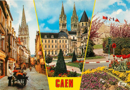 CAEN La Rue Froide L Abbaye Aux Hommes Le Chateau 23(scan Recto-verso) MB2391 - Caen