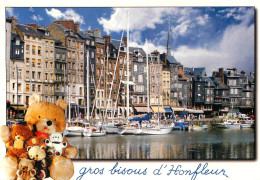 HONFLEUR Le Vieux Bassin Les Facades Typiques Du Quai Sainte Catherine 6(scan Recto-verso) MB2384 - Honfleur