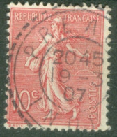 France Yv 129 Ob B/TB  Obli Preaux Indre - Gebruikt