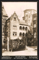 Foto-AK NPG Nr. 365: Heidelberg, Am Achteckigen Turm  - Photographie