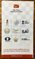 India Official Brochure Chess Tournament 2021 Schach échecs шахматы Sakk Inde Indien - Ajedrez