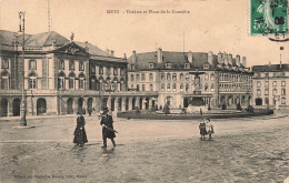 FRANCE - Metz - Théâtre Et Place De La Comédie - Carte Postale Ancienne - Metz