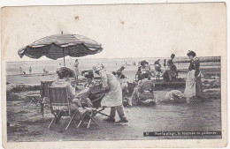 Sur La Plage, La Tournée Du Pâtissier / Années 1910 - Marchands Ambulants