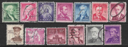 1954 USA Liberty Issue Set Of 13 Used Stamps - Gebraucht