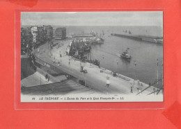 76 LE TREPORT Cpa Entrée Du Port Et Quai François 1 Er            81 Edit LL - Le Treport