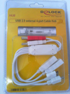 DeLOCK 61829 USB 2.0 4-Port Cable-Hub - Andere & Zonder Classificatie