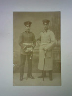 Original-Fotografie Zweier Offiziere - Ansichtskarte Von (Kaiserreich) - Unclassified