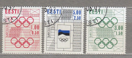 ESTONIA 1992 Olympic Games Barcelona Used(o) Mi 180-182 # Est284 - Estland