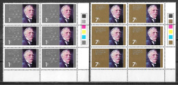 1971 NEW ZEALAND Complete Set Of 2 Blocks Of 6 MNH OG Stamps (Scott # 487,488) CV $5.40 - Ungebraucht