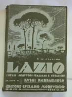 Italia Del Mondo La Più Belle Parte Petrarca. 1 Band, Lazio Von Parpagliolo, Lvigi - Non Classés