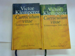 Curriculum Vitae. 2 Bände Von Klemperer, Victor - Non Classés