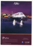 CPM Maximum "Qatar Airways" Airbus A380 - Compagnie Aérienne - Avion - Aviation Commerciale - 1946-....: Ere Moderne