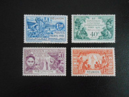 REUNION YT 119/122 EXPOSITION COLONIALE DE PARIS(*)/* - Unused Stamps