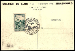 SEMAINE DE L'AIR - 1943 - STRASBOURG - Cachets Provisoires