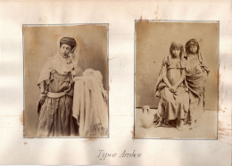 2 Photos Originales - Types Arabes TUNIS - Tunisie 1882 - Pas Cartes Postales - - Tunisia