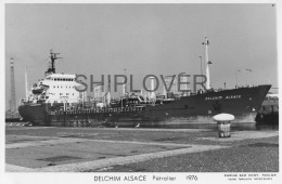 Pétrolier Français DELCHIM ALSACE - Carte Photo éditions Marius Bar - Bateau/ship/schiff - Tanker