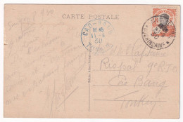 1930 Picture Postcard From SAIGON To CAOBANG - Briefe U. Dokumente