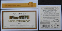 Etiquette Vin D' Alsace  Gewurtztraminer  2015   Village Alsacien - Other & Unclassified