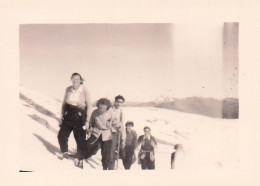 ALPES LE MONT MOUNIER ASCENSION 1952  ALPINISME  PHOTO ORIGINALE  10 X 7 CM - Places