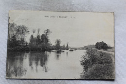 Cpa 1922, L'Oise à Eragny, Val D'Oise 95 - Eragny