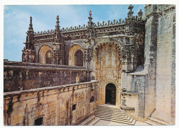 CPSM  10.5 X 15 Portugal (35) TOMAR Convent De Cristo  Entrada à Igreja  Couvent Du Christ Entré De L'églis - Guarda