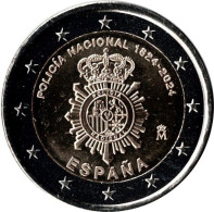 2024 ESPAGNE - 2 Euros Commémorative - Police Nationale - Spanien