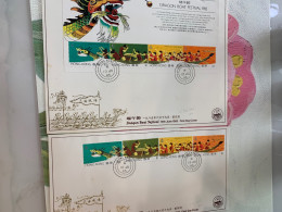 Hong Kong Stamp Dragon Boat Festival 1985 China Philatelic Association FDC - Lettres & Documents