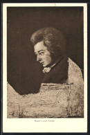 AK Mozart Am Klavier Nach Dem Bildnis Von Josef Lange  - Artistes