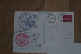 7-164 French Polar Expedition Lofoten 1982 Fish Morue Lofoten Norge Norvege Pêche CPM Carte PEV Paul Emile Victor TAAF - Levensmiddelen