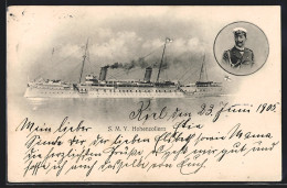 AK S. M. Y. Hohenzollern, Kaiser Wilhelm II.  - Warships