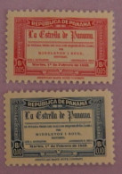 PANAMA YT PA 124/125 NEUFS**MNH "JOURNAL LA ESTRELLA" ANNÉE 1953 - Panamá