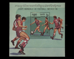 Kambodscha, Fußball, MiNr. Block 147, Postfrisch - Cambodge